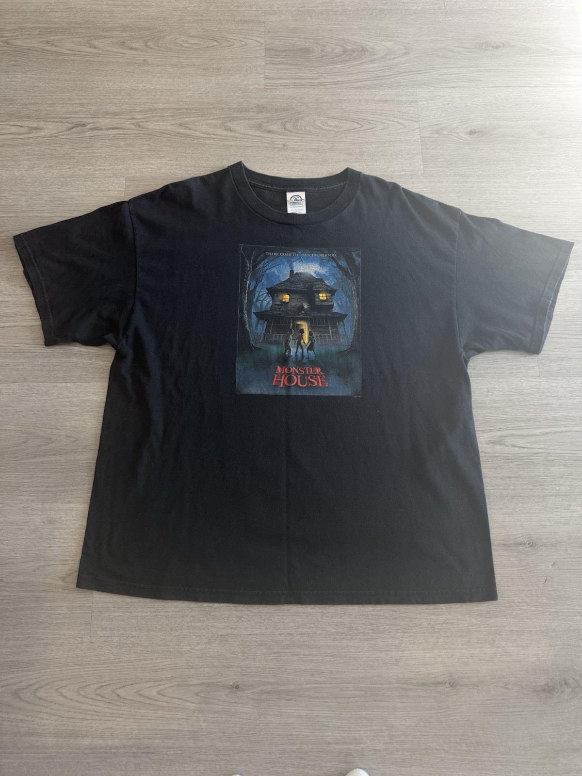 Vintage 2006 Monster House Movie Promo Shirt Size XL Columbia Pictures 