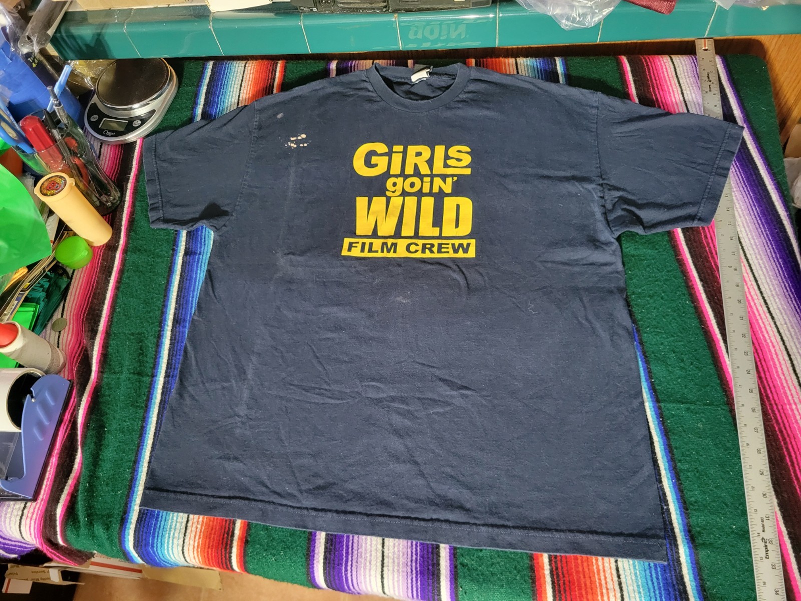 Vintage 2000s Y2K Girls Goin’ Gone Wild Joe Francis Film Crew T-Shirt Size 2XL 