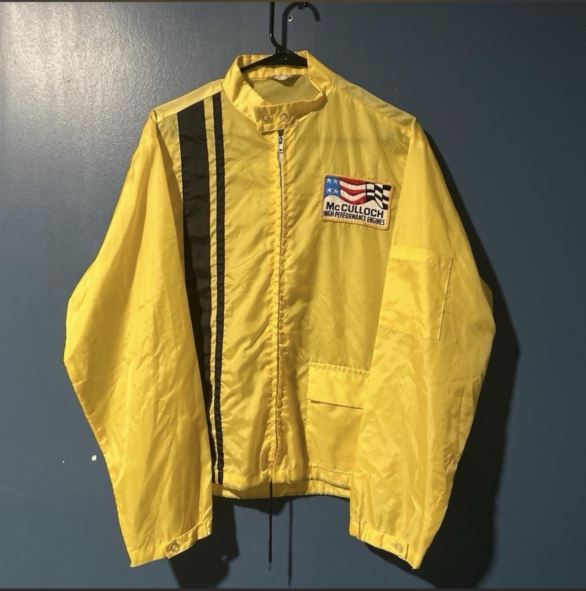 True Vintage early swingster 60s McCulloch windbreaker jacket size L