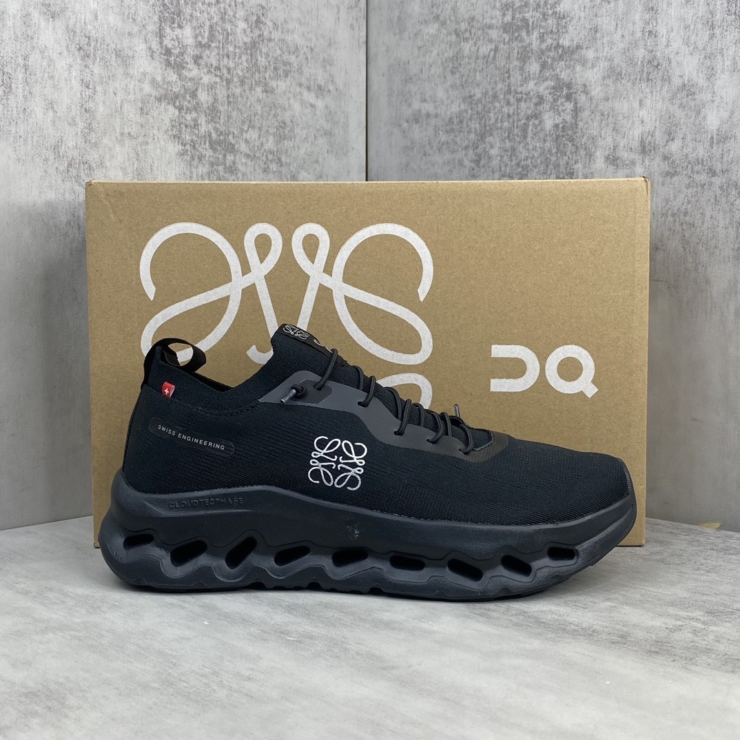 Loewe x On Cloudtilt Men's Black Lightweight sneakers 