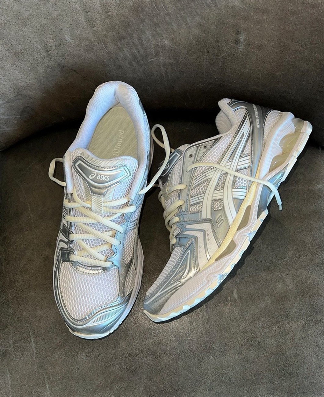 JJJJound x ASICS Gel Kayano 14 'Silver White' · Soft GEL · Men's · 1201A457-100
