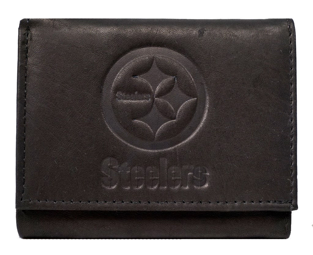  Brand New NFL Team Black Tri-Fold Leather Wallet / Pick Your Favorite NFL  Team