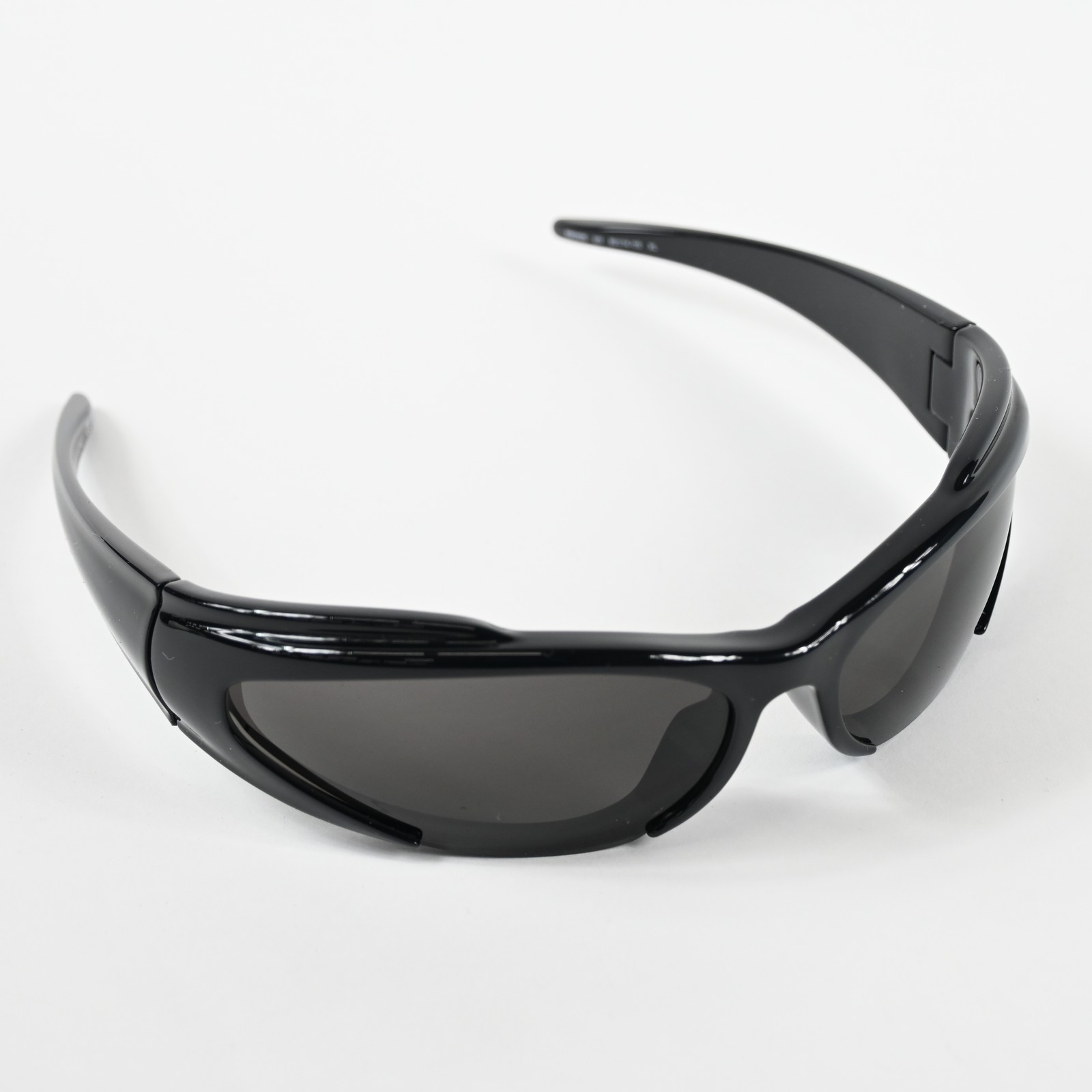 Balenciaga BB0253S 001 Unisex Authentic Sunglasses Black/Gray, 80mm - New