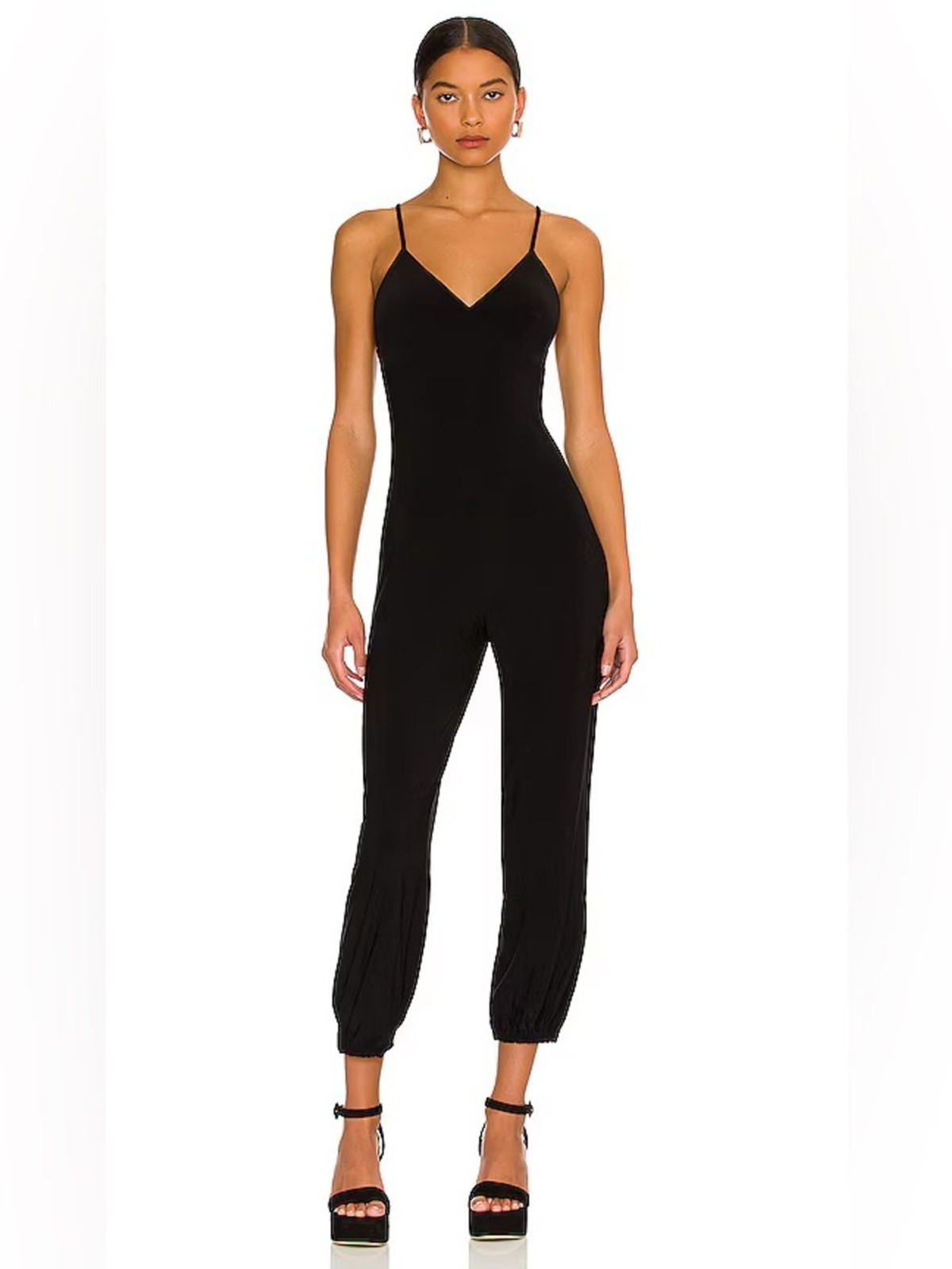 NWT REVOLVE NORMA KAMALI SLIP JOG JUMPSUIT XS