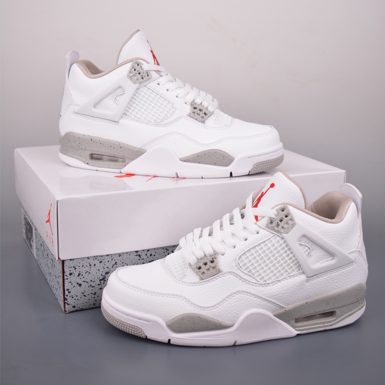 CT8527-100 AJ 4 Retro White Oreo (2021) Men\'s shoes Size 4-14
