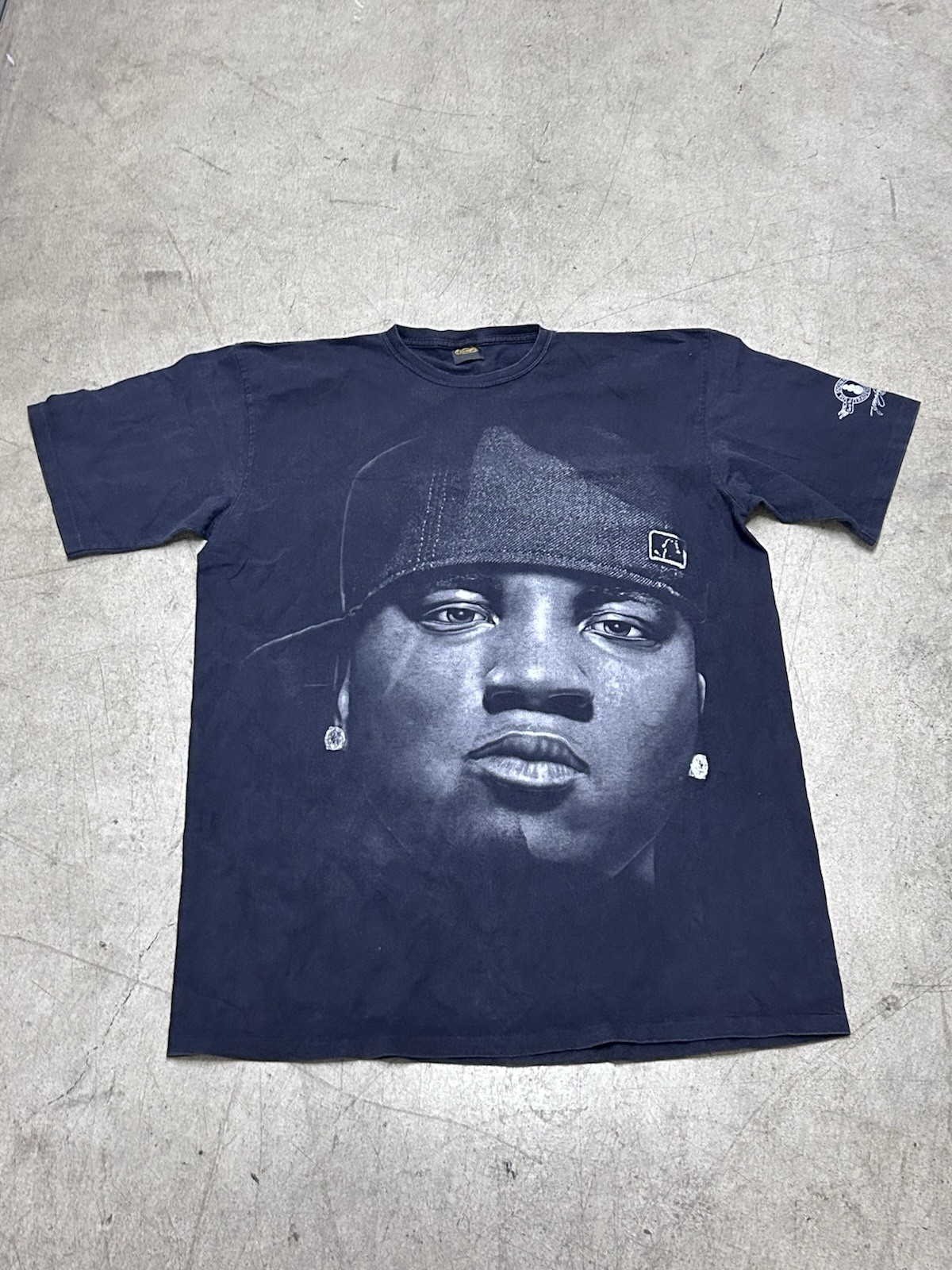 Young Jeezy “Da snowman” Vintage 1990 2000 Rap Big Face Official Tee Size 2X/3X