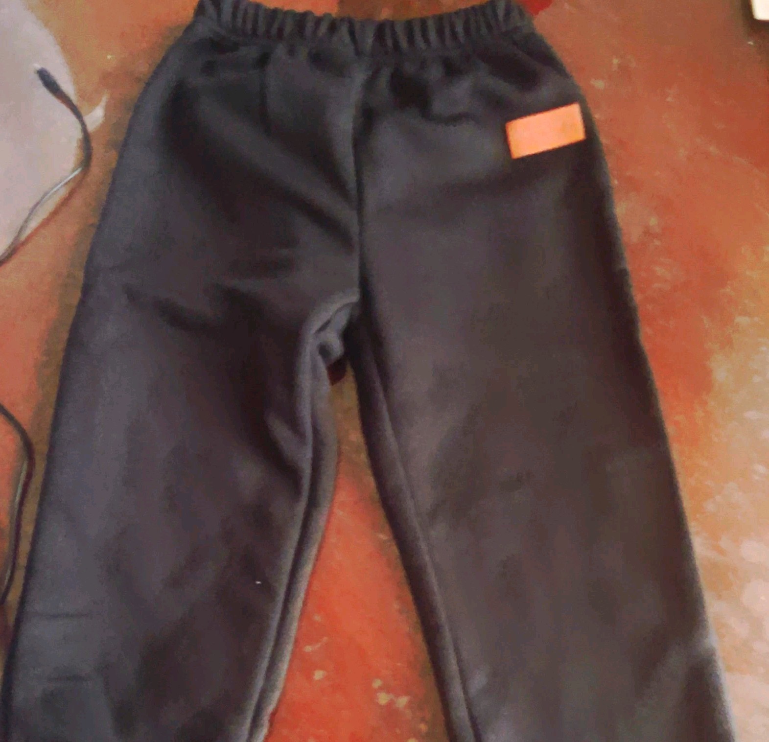 Lot of 4 Baby Boy Solid Polyester Jogger Pants, Multicolor, Size 130