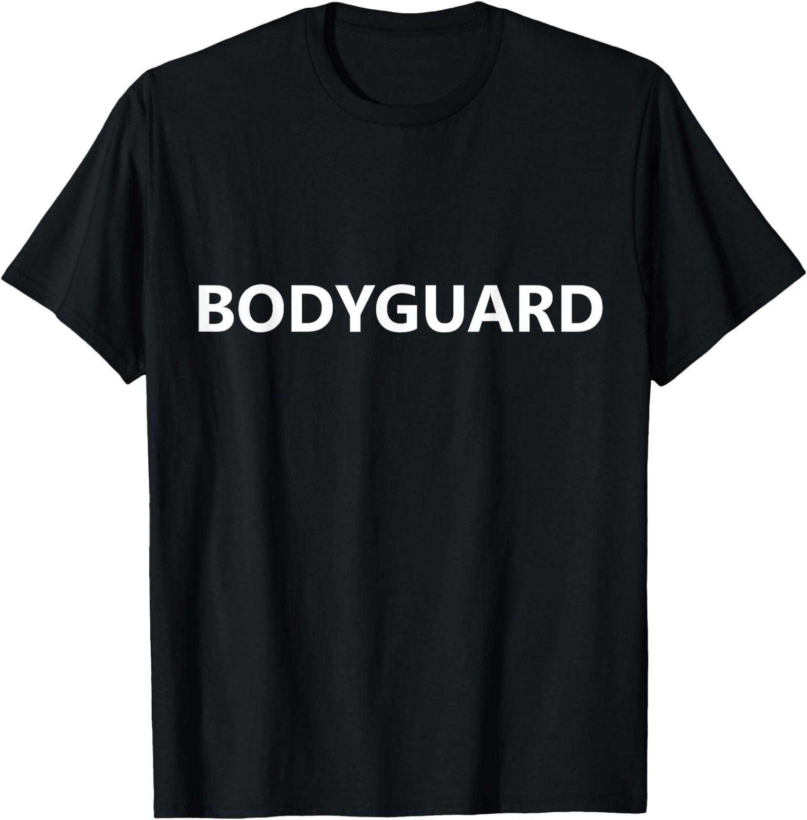 Bodyguard Job Uniform Costume Party Outfit Funny Halloween T-Shirt