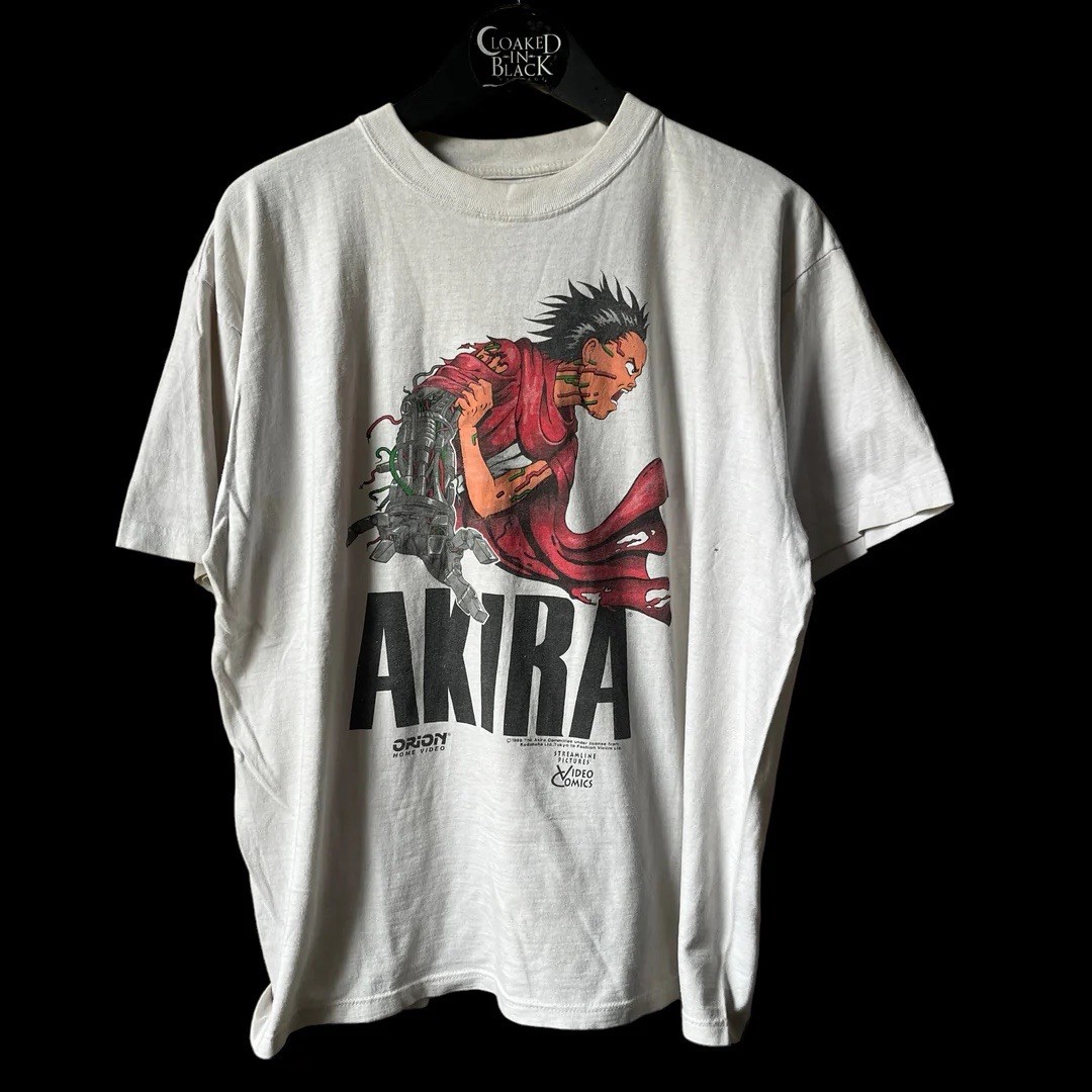 1988 1990’s VINTAGE AKIRA TETSUO ANIME STREAMLINE T SHIRT XL