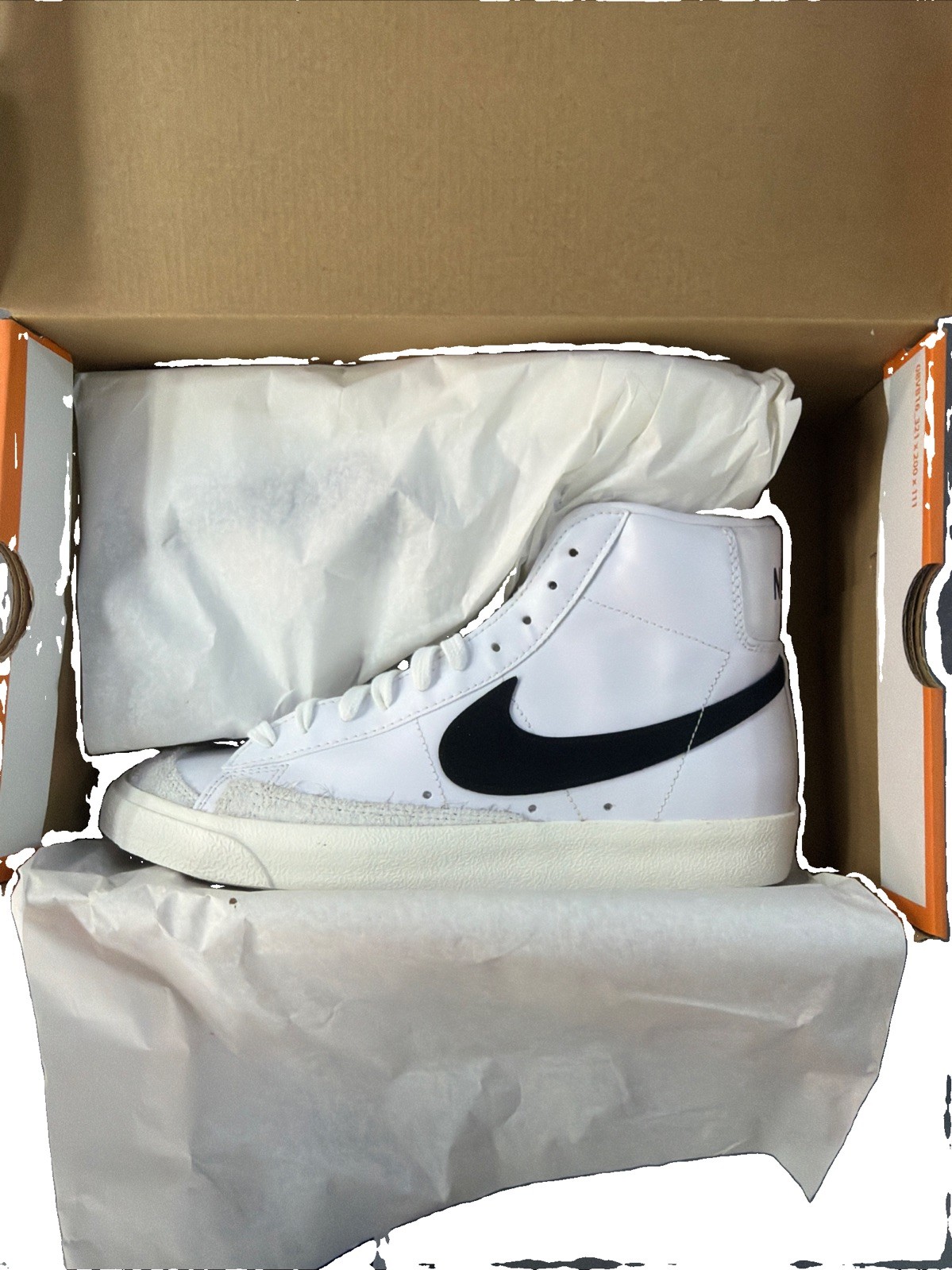 Nike Blazer Mid 77 Vintage Size 9.5 ,White/Black, BQ6806-100
