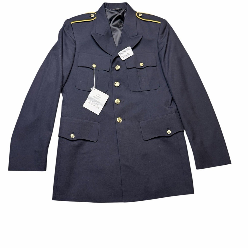 🪖 De Rossi & Son DSCP Army Blue 450 Men\'s Dress Uniform Coat 38L 🇺🇸✨