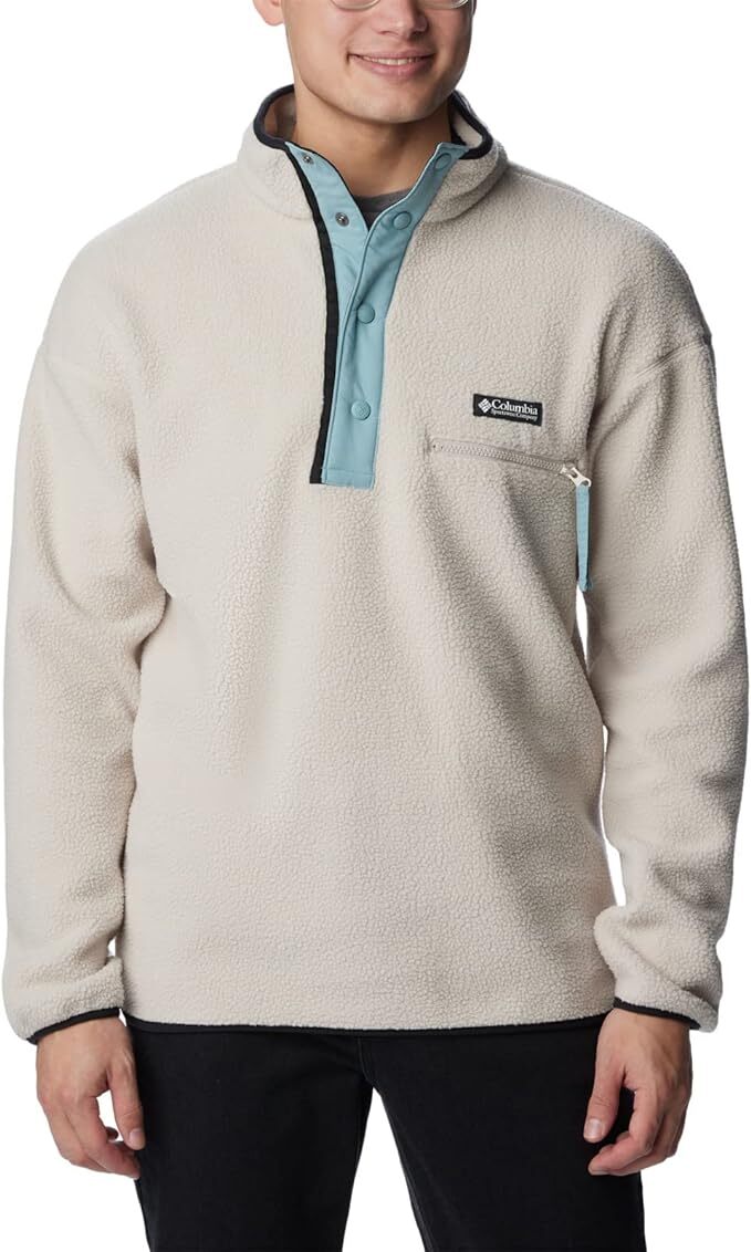 Columbia Men's Helvetia Half Snap Fleece Pullover (Dark Stone) AM0371