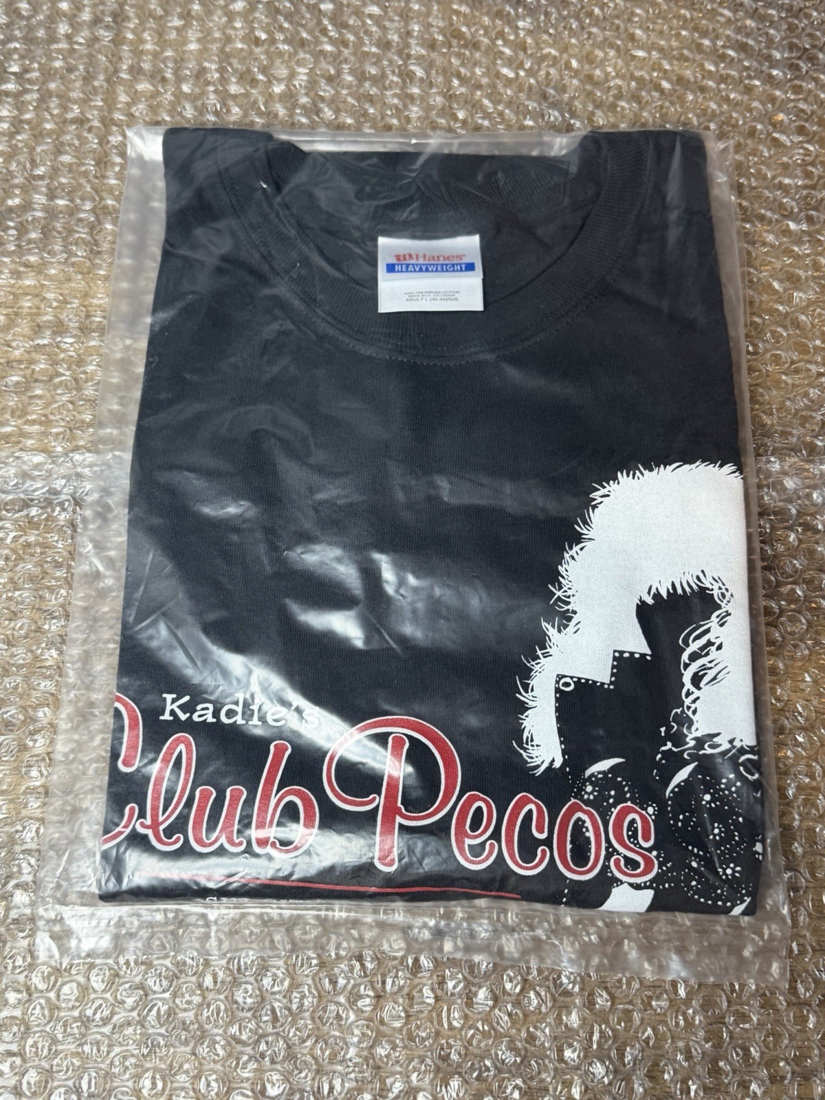 FRANK MILLER\'S SIN CITY COMIC GRAPHITTI DESIGNS CLUB PECOS SHIRT L HANES - NEW