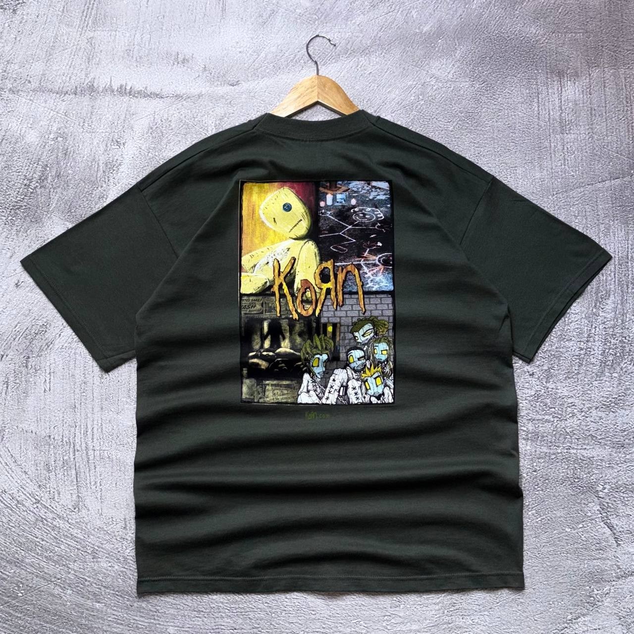 Vintage 2000 Korn Everybody’s Got Issues Do You? T-Shirt Green Size XL