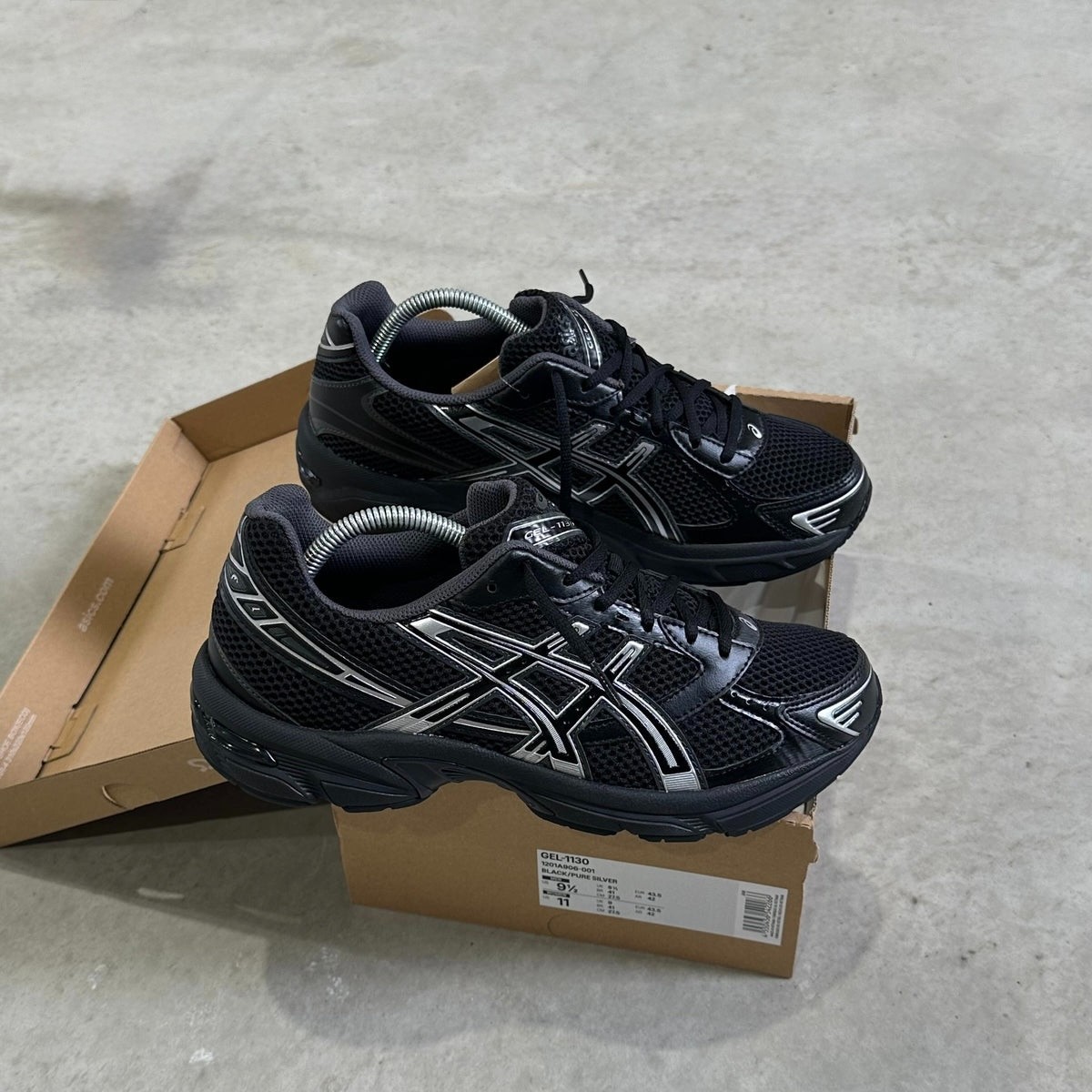 Asics Gel 1130 Black Pure Silver