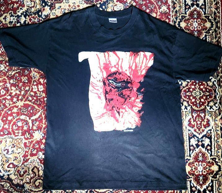 SINGLE-STITCH \'90s THIN VTG DISMEMBER BLACK METAL BAND TEE MURINA USA XL T-SHIRT