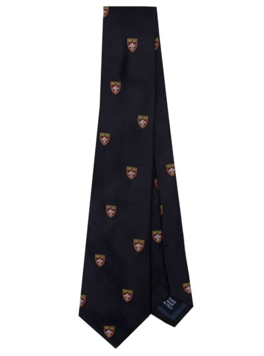 Polo Ralph Lauren 100% Silk Repp Tie Navy