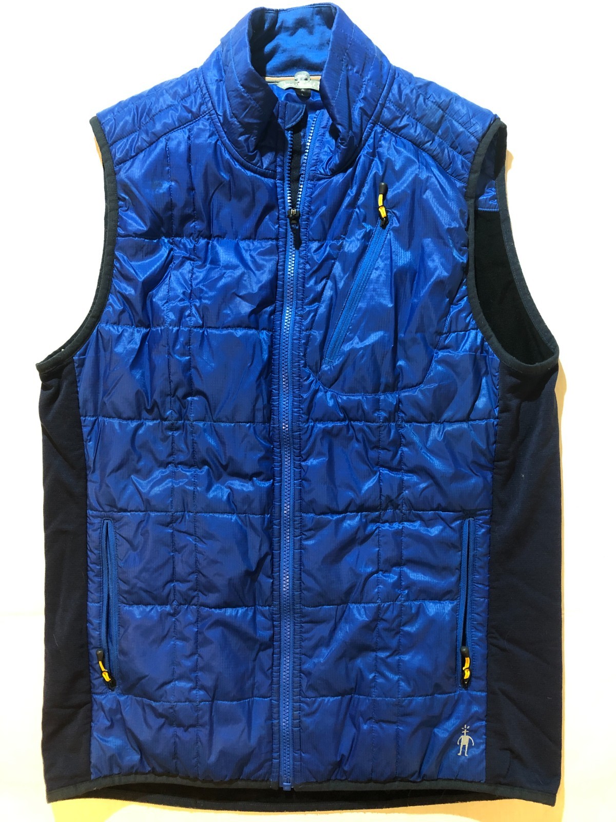 Smartwool Smartloft Vest Men\'s L Blue Quilted Insulated Full Zip Outdoor Hiking