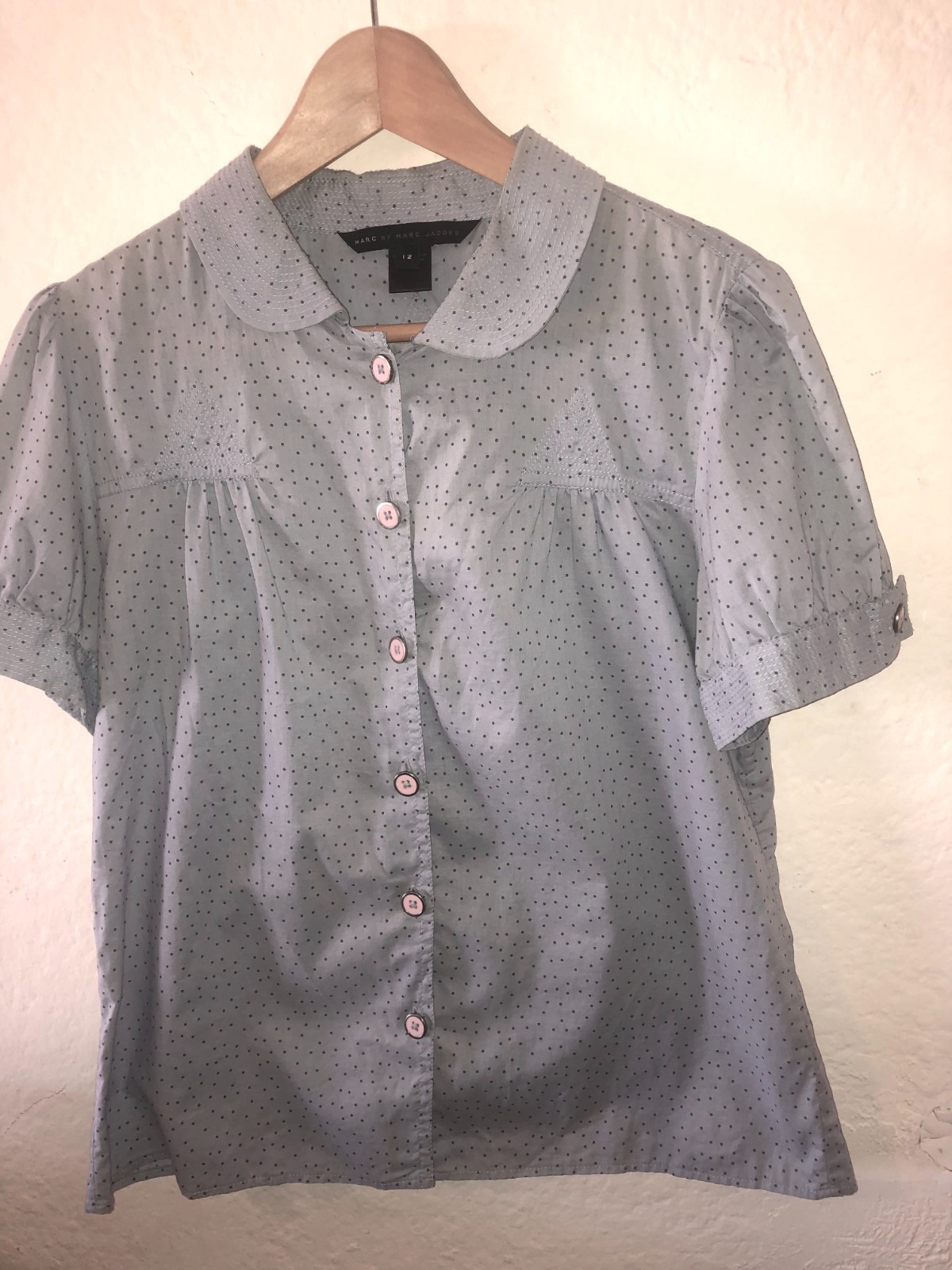Vintage Marc by Marc Jacobs Button-Down Blouse Sz 12, great condition