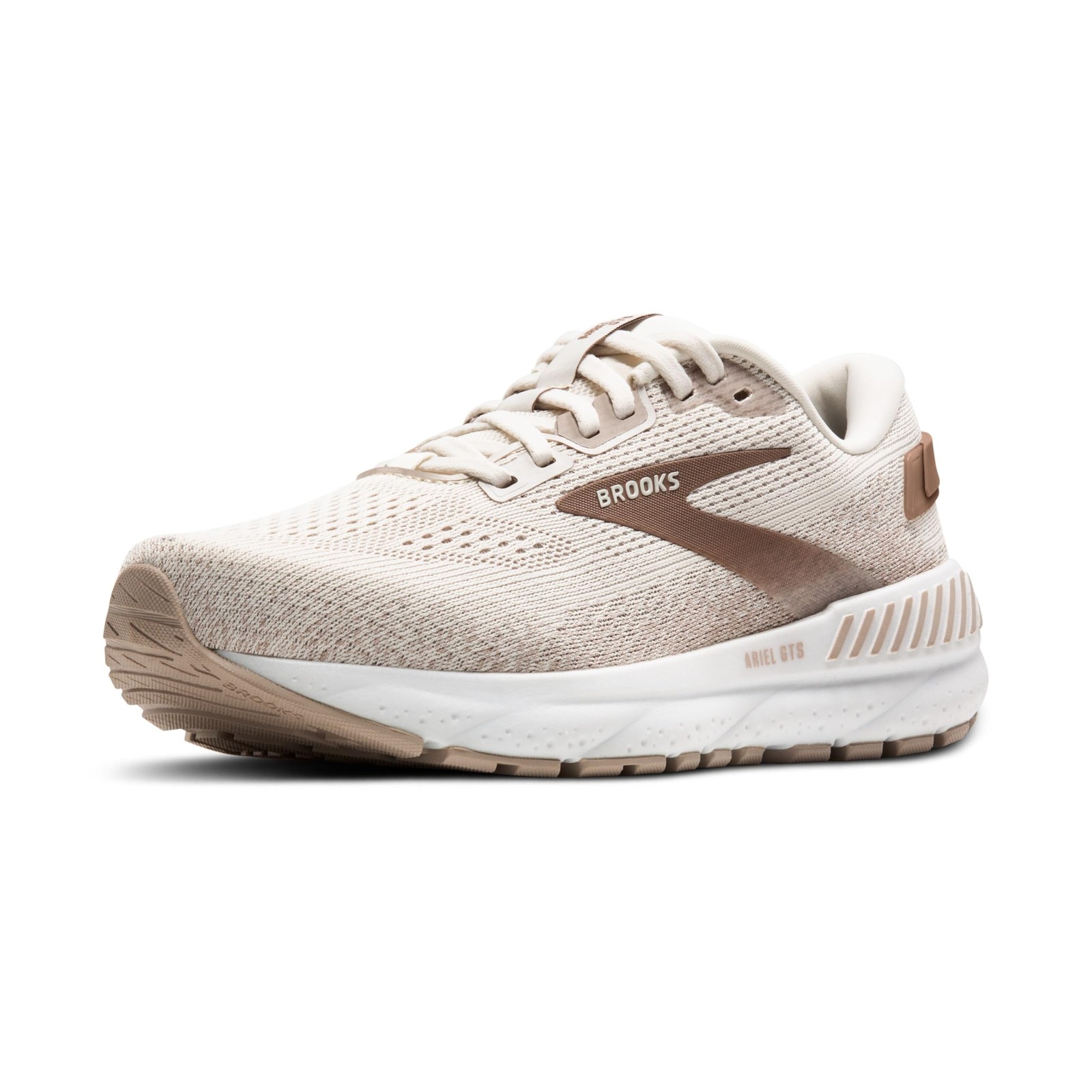 Brooks Women’s Ariel GTS 24 Support Running Shoes Coconut/Portabella - 8.5 Wide