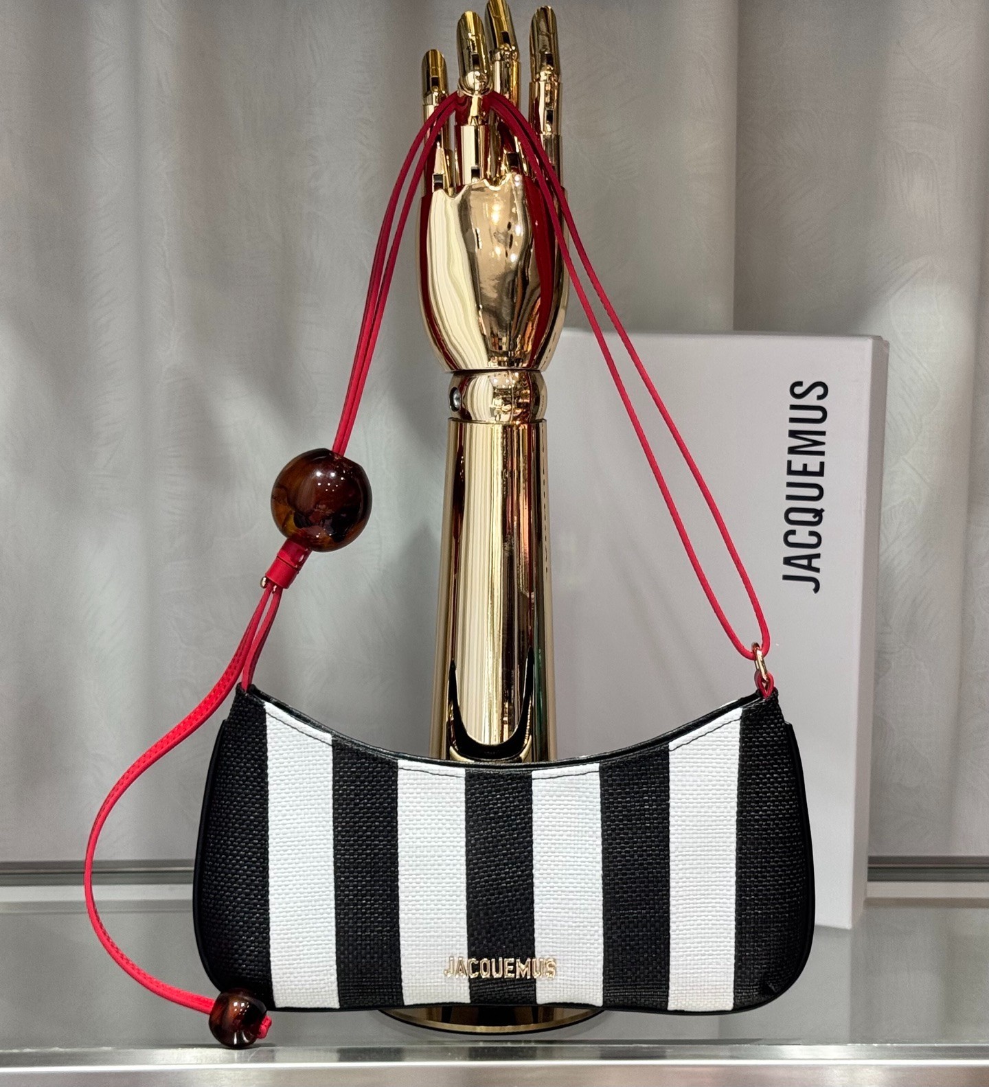Jacquemus Le Bisou Underarm Leather Bag