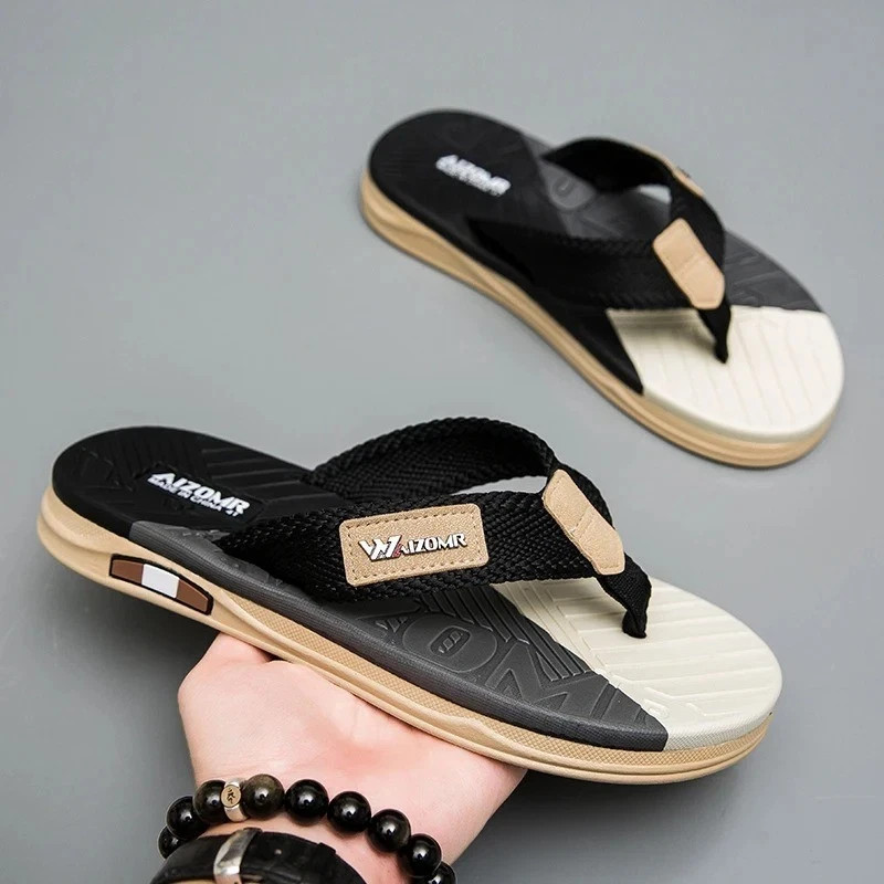 Men\'s Flip Flops Orthotic Arch Support Beach Sandals Summer Non Slip Thong Slipp