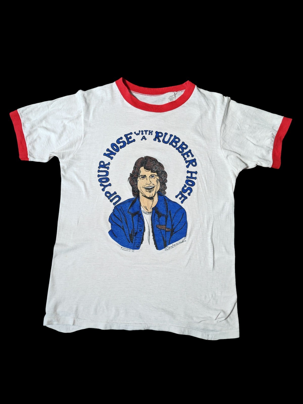 Vintage 70s John Travolta Welcome Back Kotter TV Promo tee 1976 tshirt Rare 
