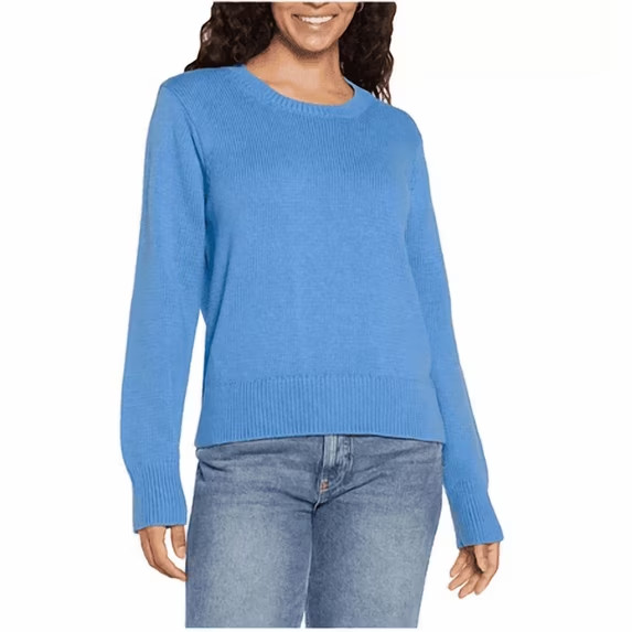 NWT Gap Women\'s Crewneck Sweater Size L Blue