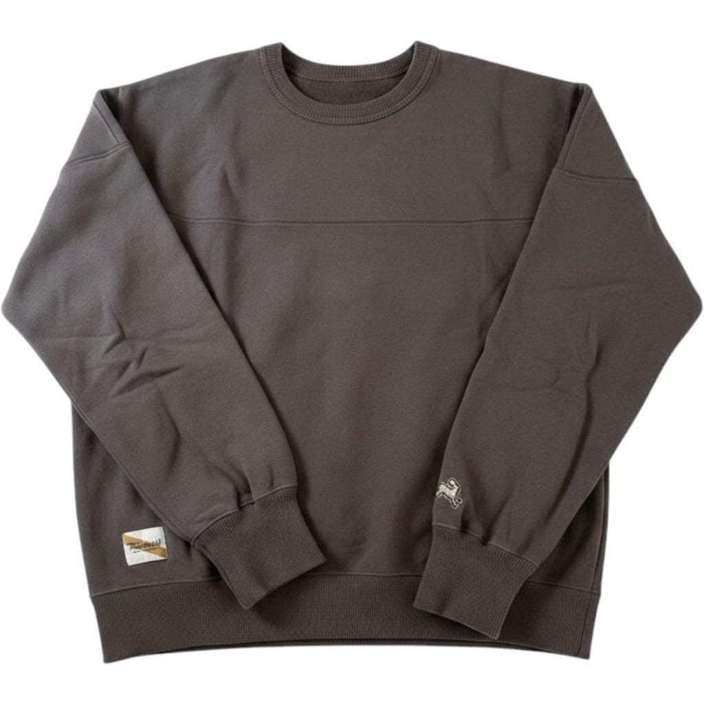Tracksmith New England taupe-brown Crewneck Sweatshirt Mens Medium Hare Logo