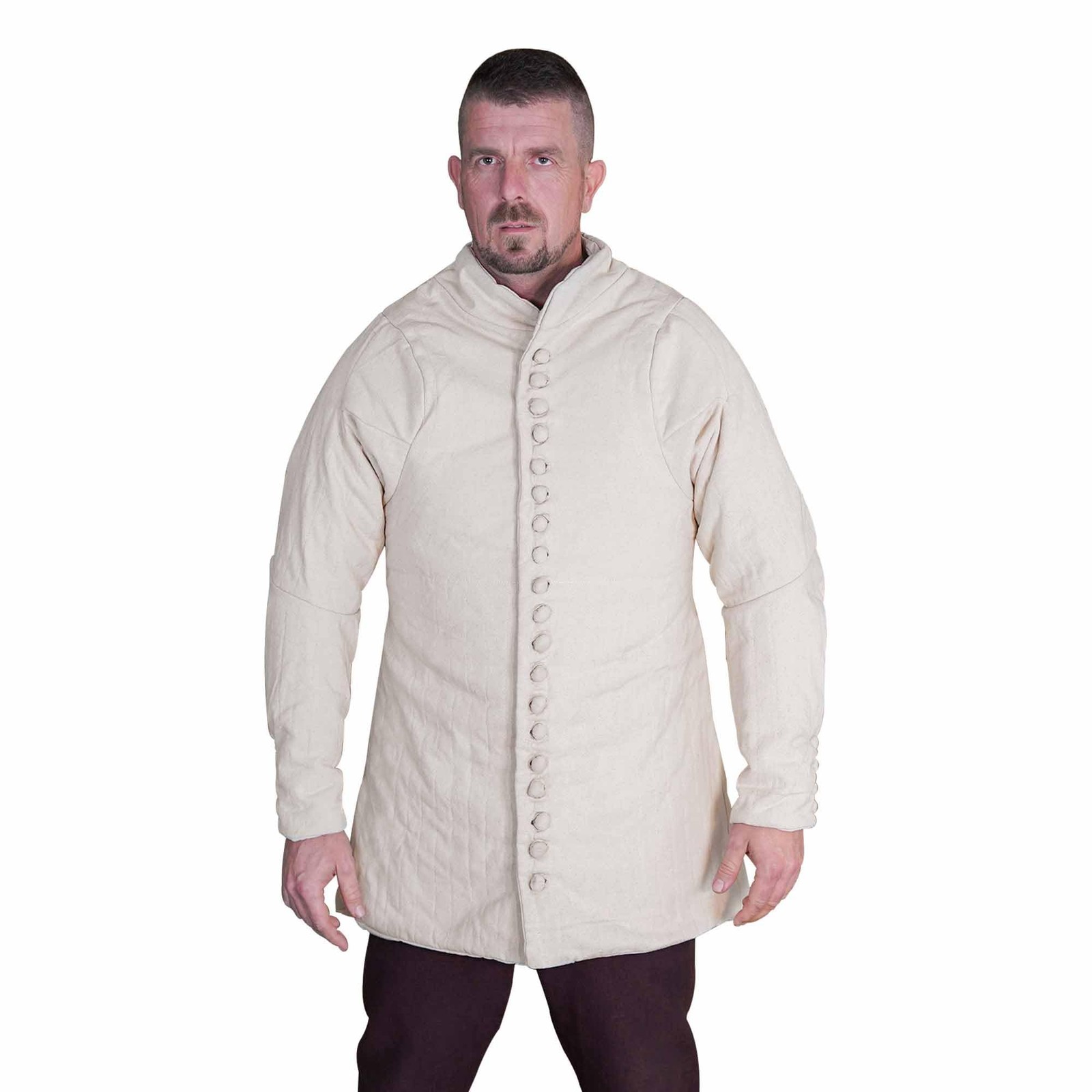 Lord of Battles Medieval Gambeson Real Padded Armor Quilted Gambeson with Front