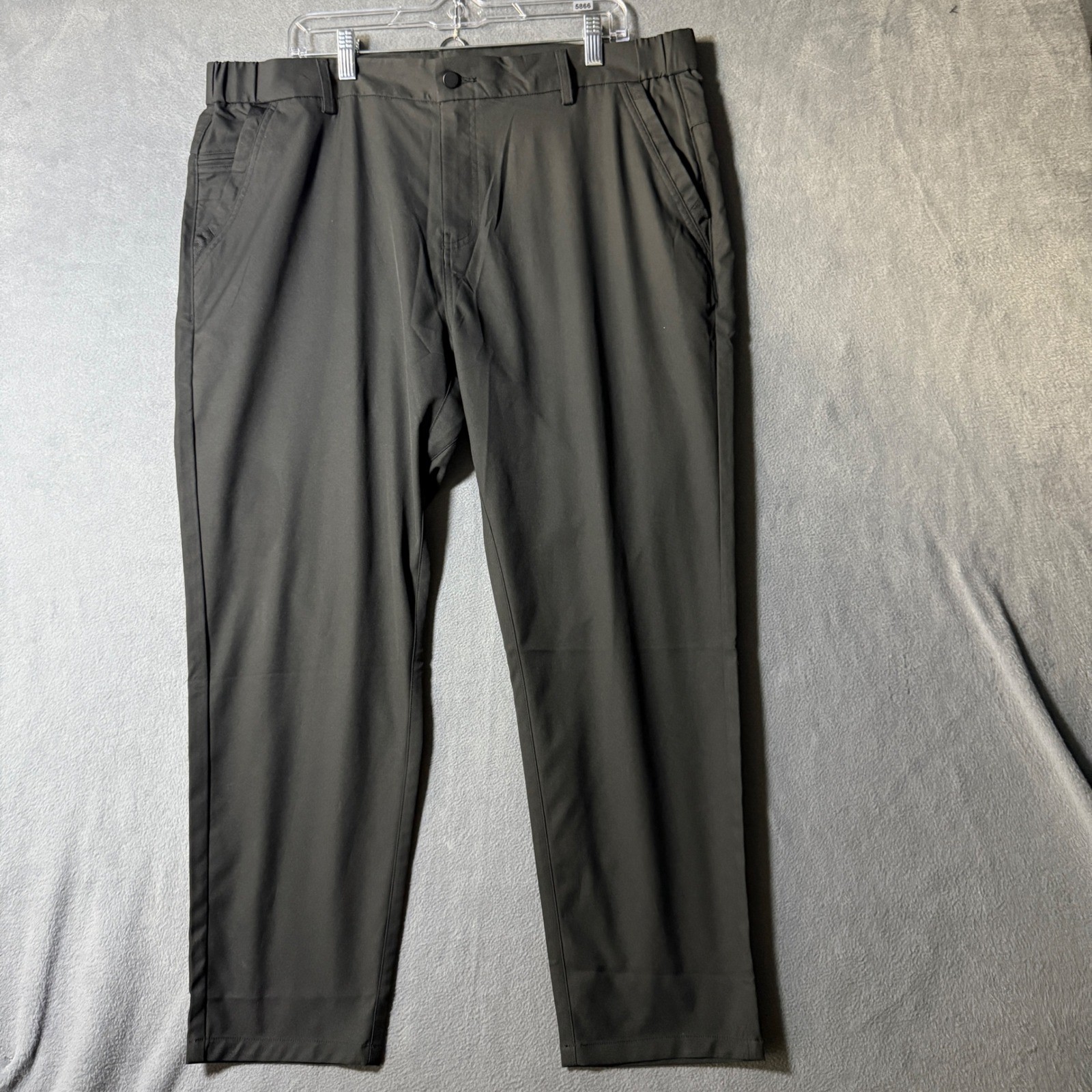 Jack Archer Jetsetter Pants Mens 38x28 True Black Slim Fit Tech Chino Travel