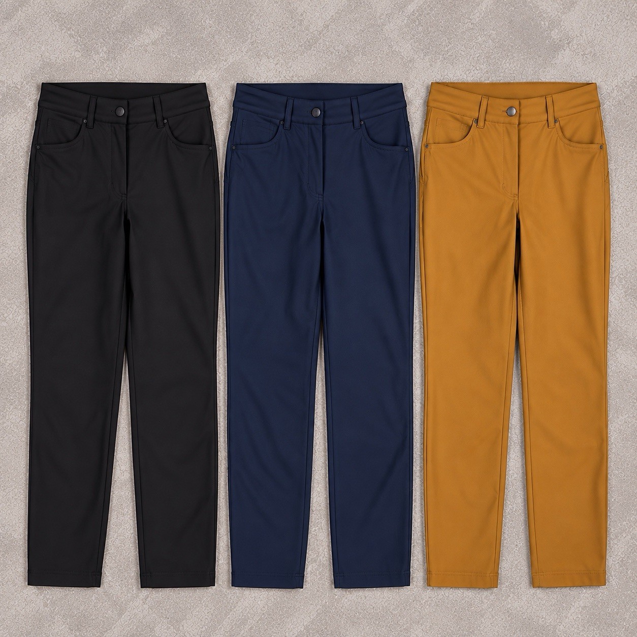 Lululemon City Sleek Pants Womens 6 Multicolor Lot Of 3 Straight Leg Stretch