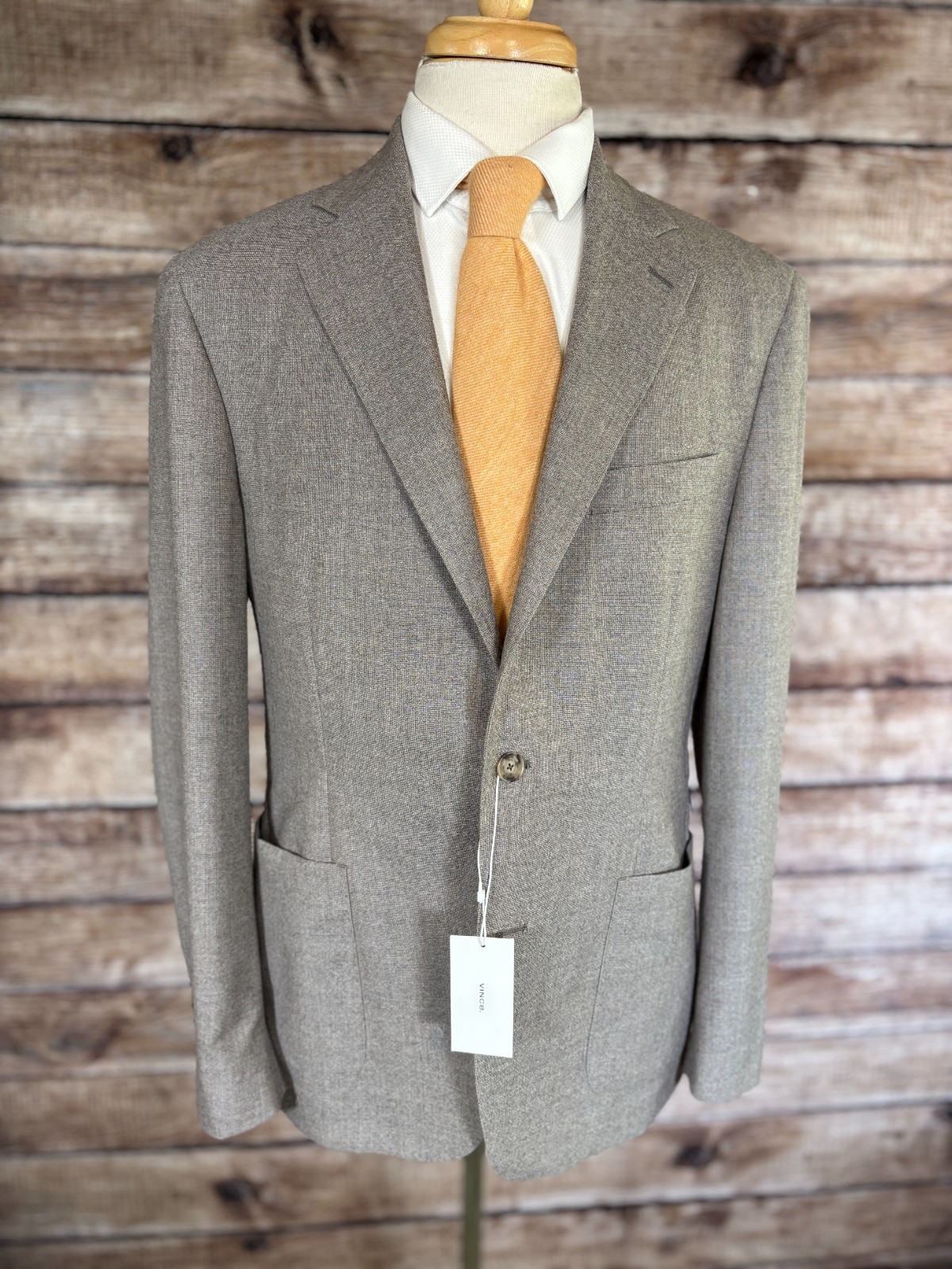 NWT Vince Wool Iker Blazer Size 42