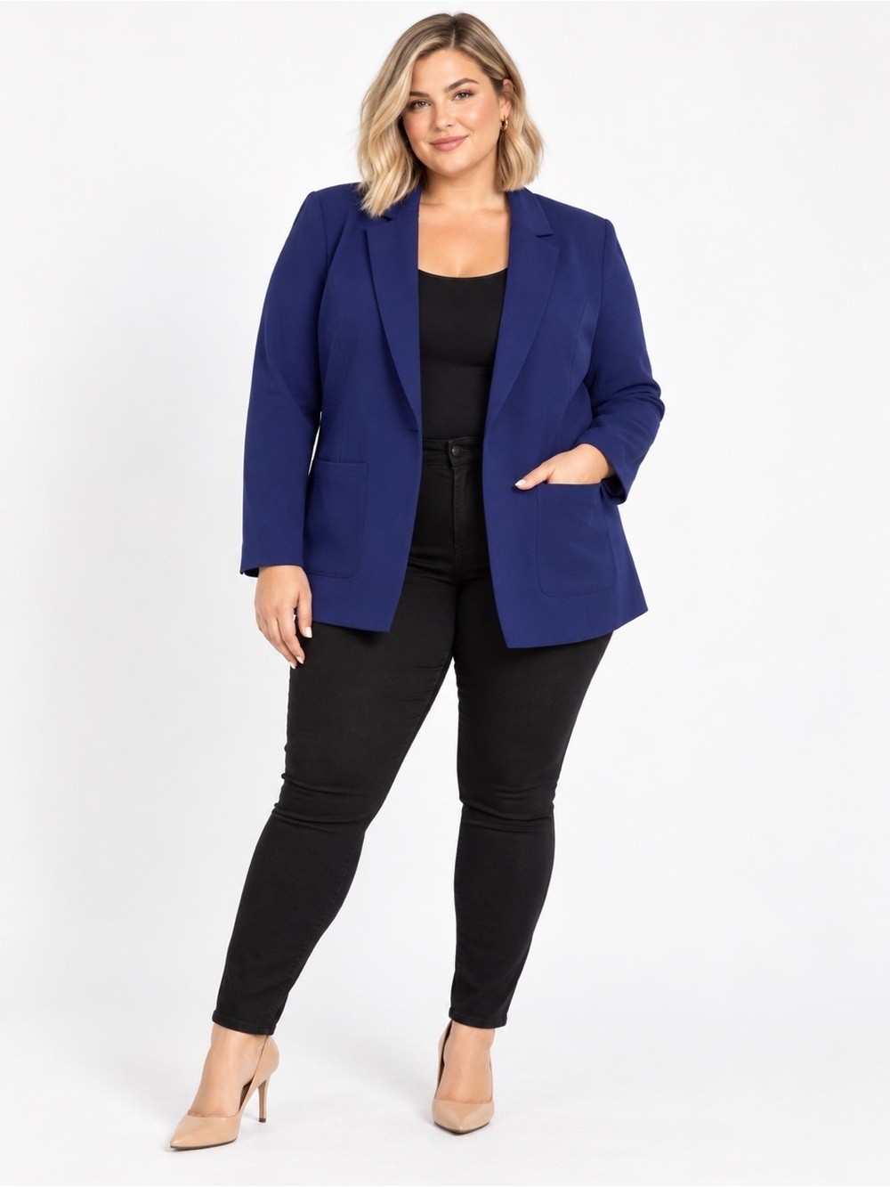 Eloquii Royal Blue Classic Blazer Size 20 Plus Size [COPY]