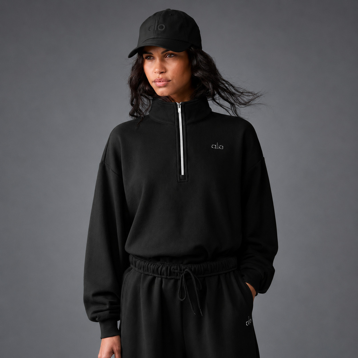 ALO Yoga Accolade Sweatshirt Unisex Hoodie Full Zip Quarter Zip Pullover