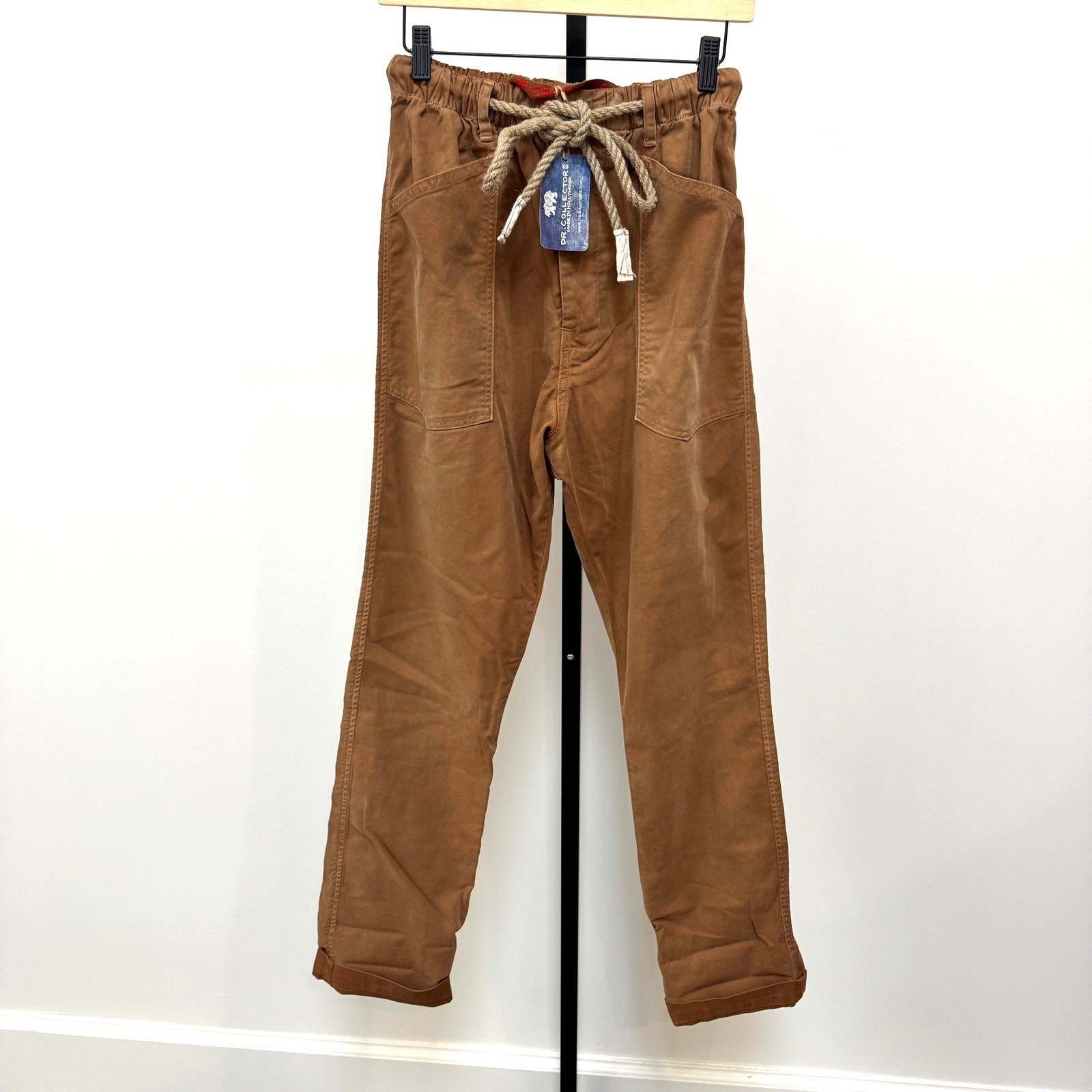Dr. Collector\'s P38 Japan 10 oz Twill Cotton Sunfaded Craft Pants XL NEW Tan