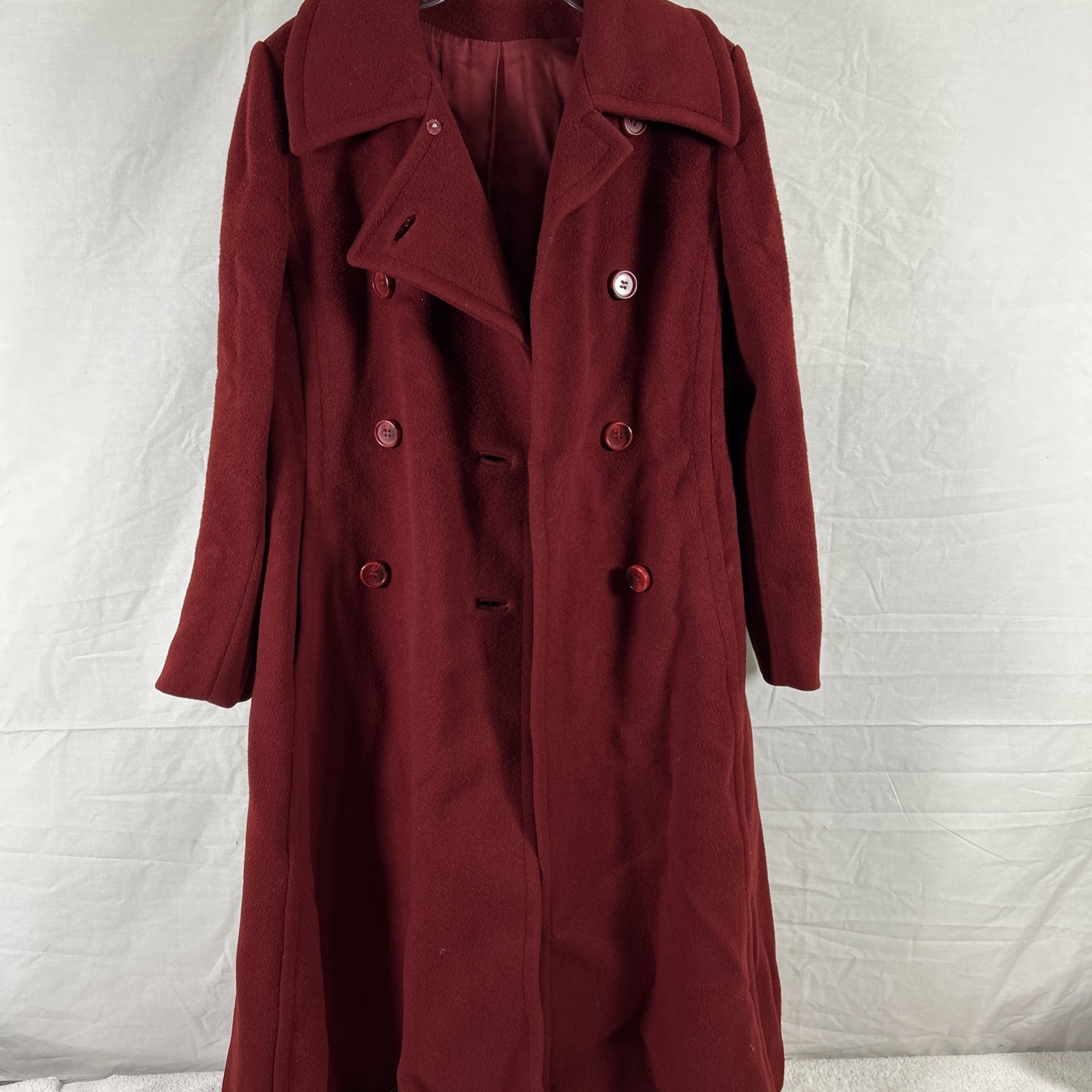 Trench Coat Int. Ladies Garment Union Workers U.S.A. Made Size 14