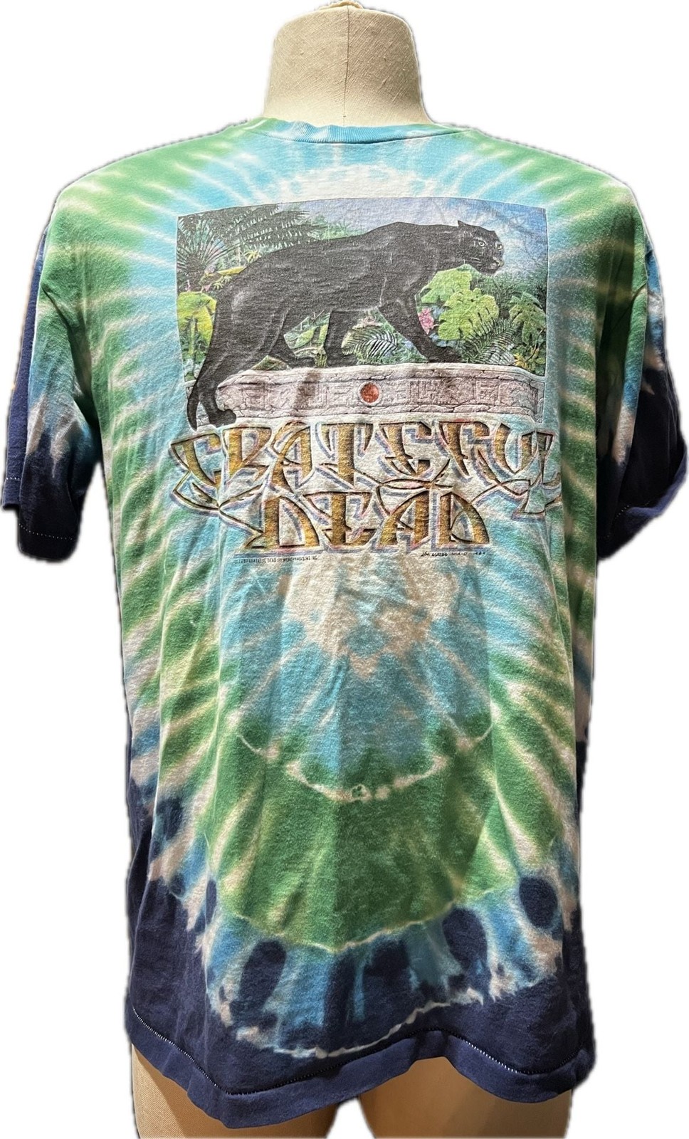 Vintage Anvil Grateful Dead Rainforest T-Shirt Tie Dye