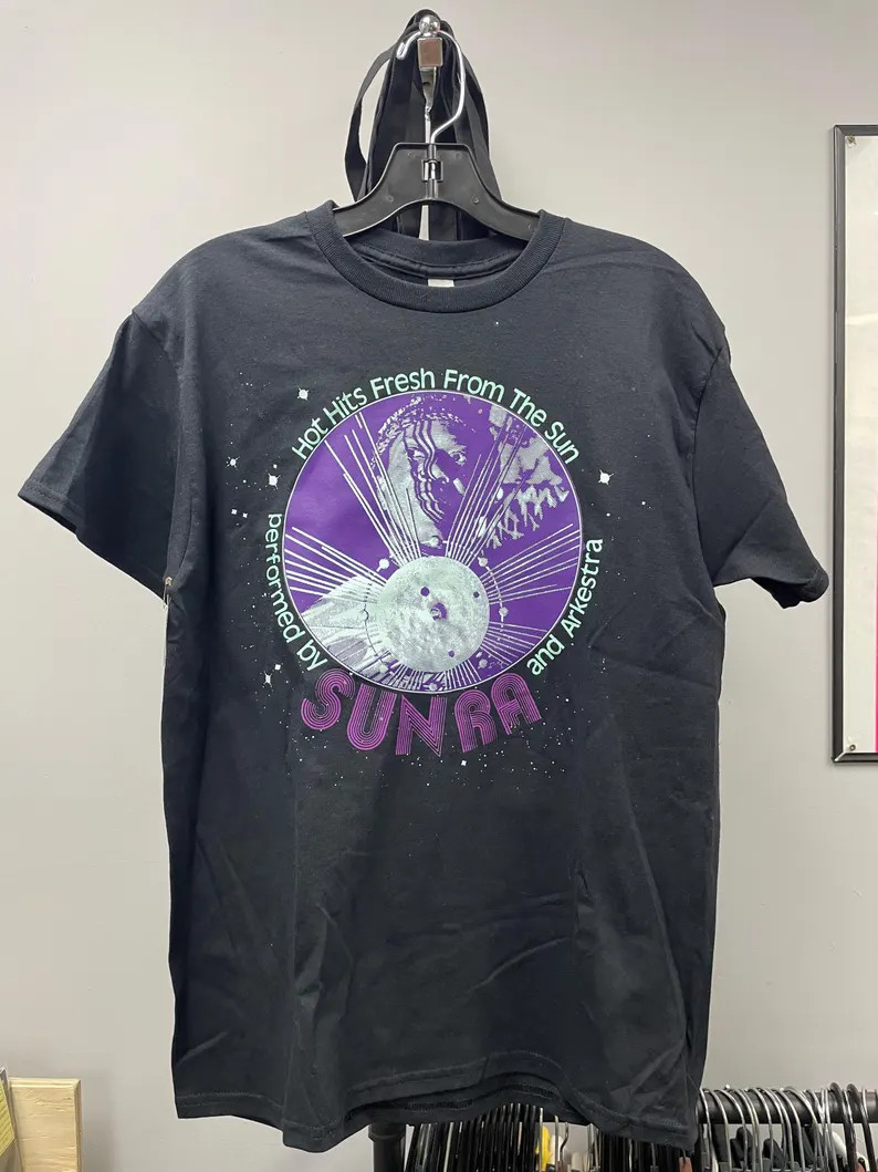 Vintage Sun Ra Hot Hits From The Sun Shirt Unisex Concert S to 5XL