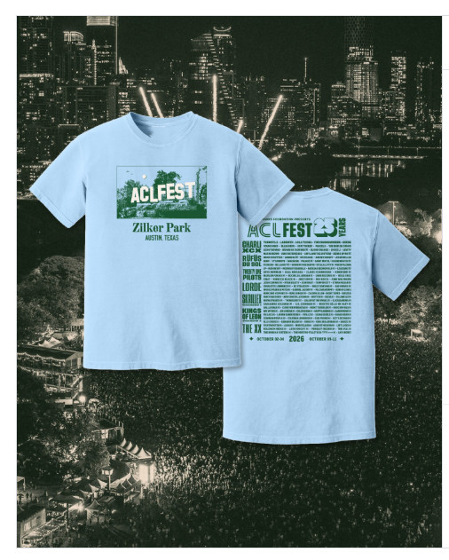 2026 Lineup Shirt Austin City Limits Music Festival All Sizes T-Shirt FU027