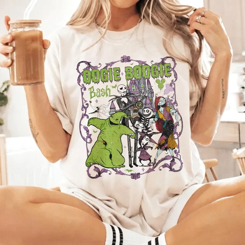 Retro Oogie Boogie Bash 2026 shirts, Halloween Party Tee, Jack Sally Tee