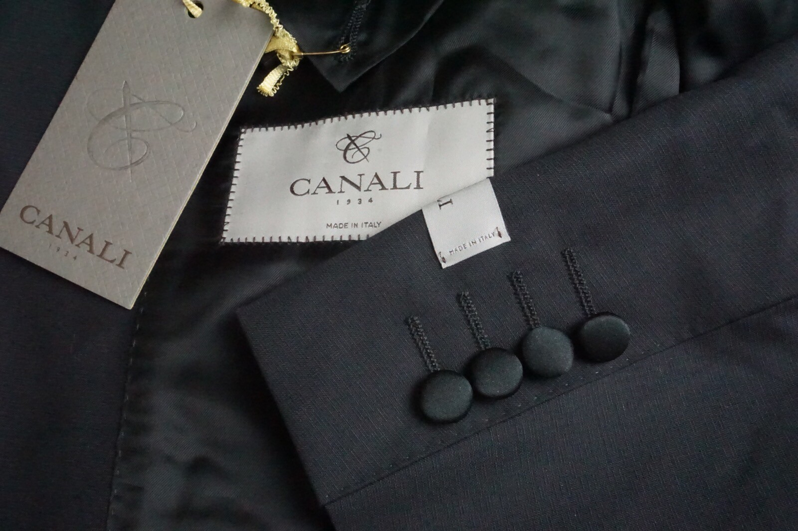 Canali 1934 CURRENT 2 Button Wool Tuxedo Jacket Coat Sz 38R BRAND NEW