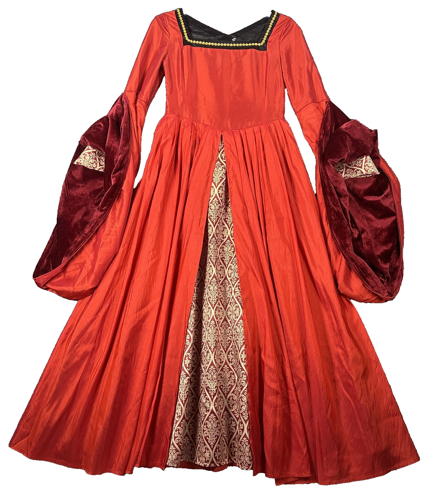 GORGEOUS Renaissance Faire Queen Elizabeth Tudor Period Costume Gown Halloween M