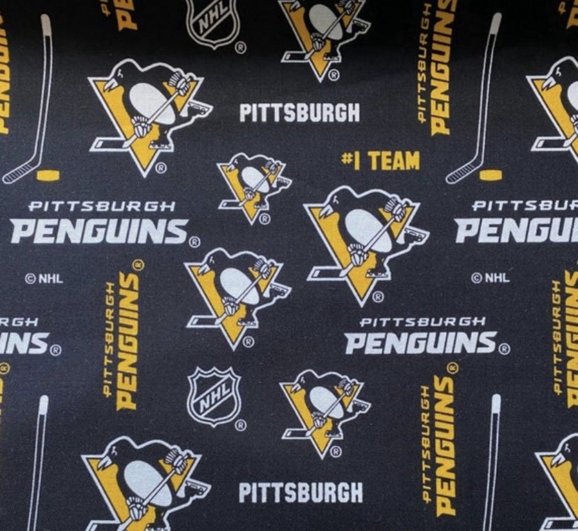 Pittsburgh Penguins Santa Hat Fun Fan Gift Hand Made Cotton W/Flannel & fleece