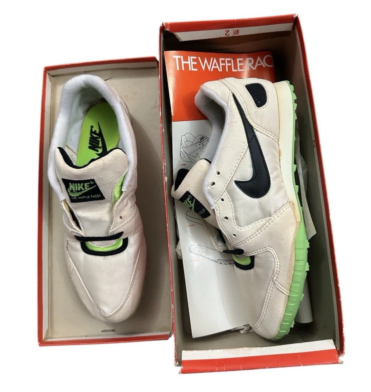 Deadstock Nike Waffle Racer Running Track w/ Spikes ~ NEW w/BOX Size 8 $135 Firm