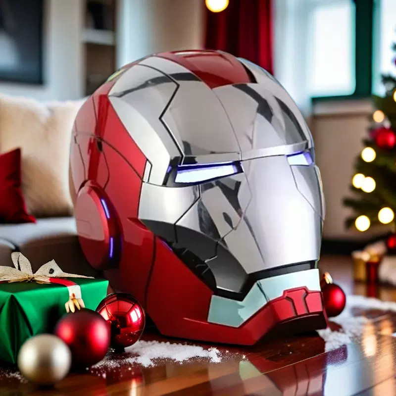 AUTOKING Iron Man MK5 Helmet 1:1 Voice-controlled Wearable Cosplay Prop US Stock