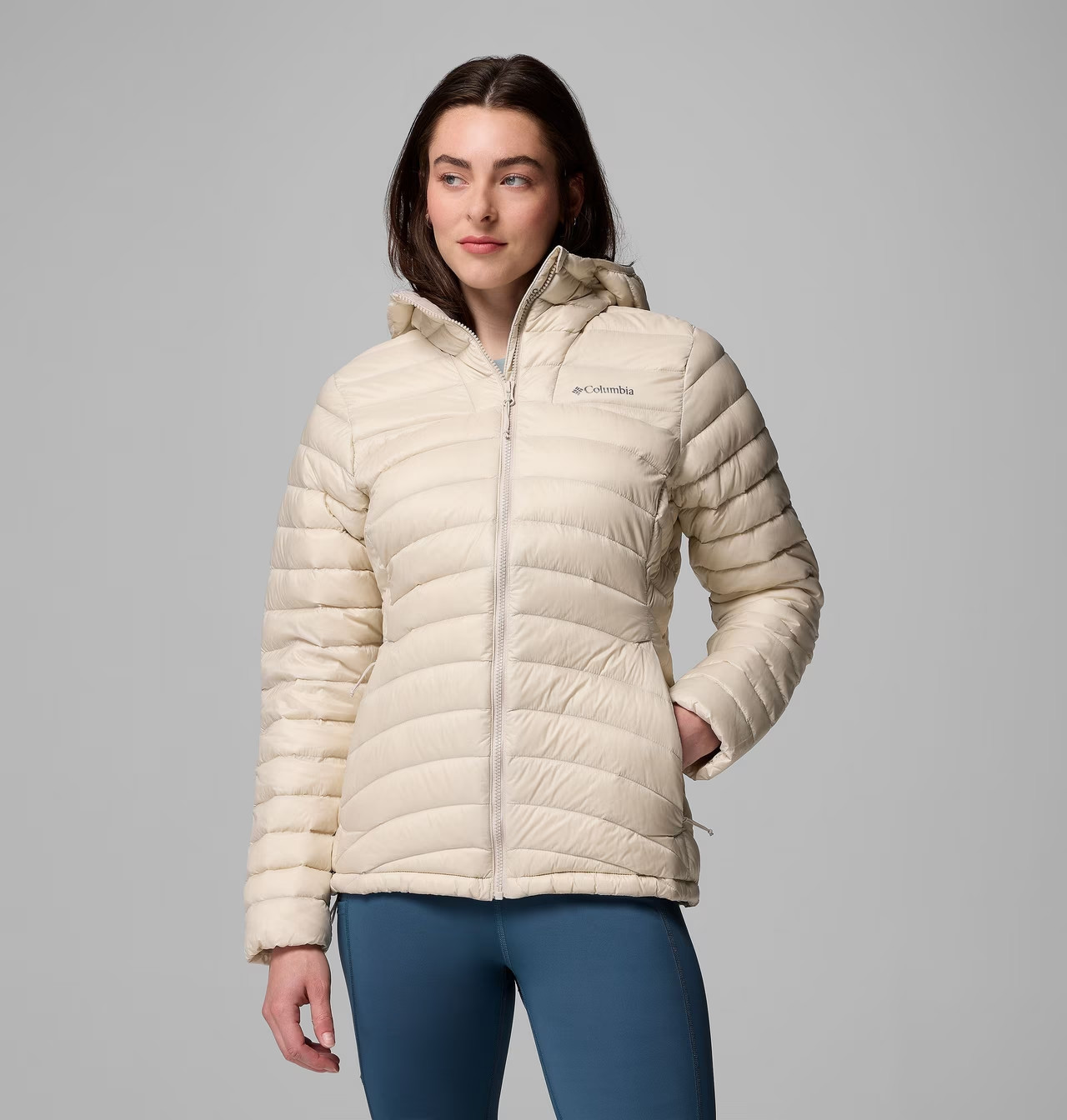 CL Women\'s Corelite Down Hooded Jacket Auth