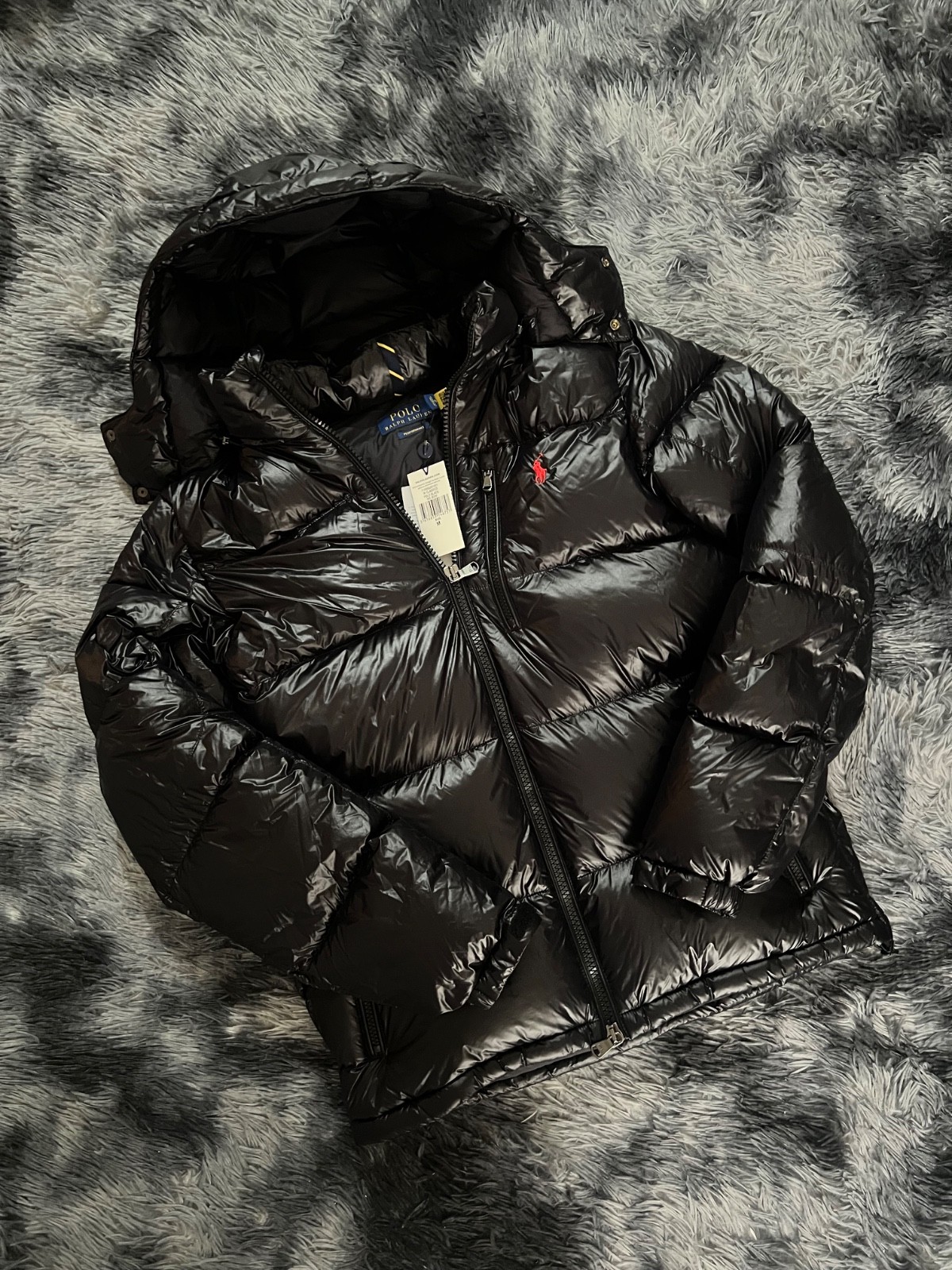 polo ralph lauren puffer jacket men medium