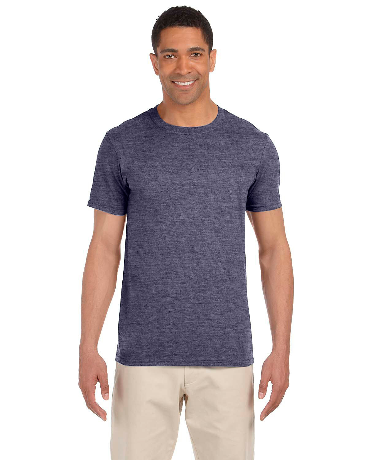 Gildan G640 Men's Ringspun Cotton Jersey Knit Crew Neck Softstyle Plain T-Shirt