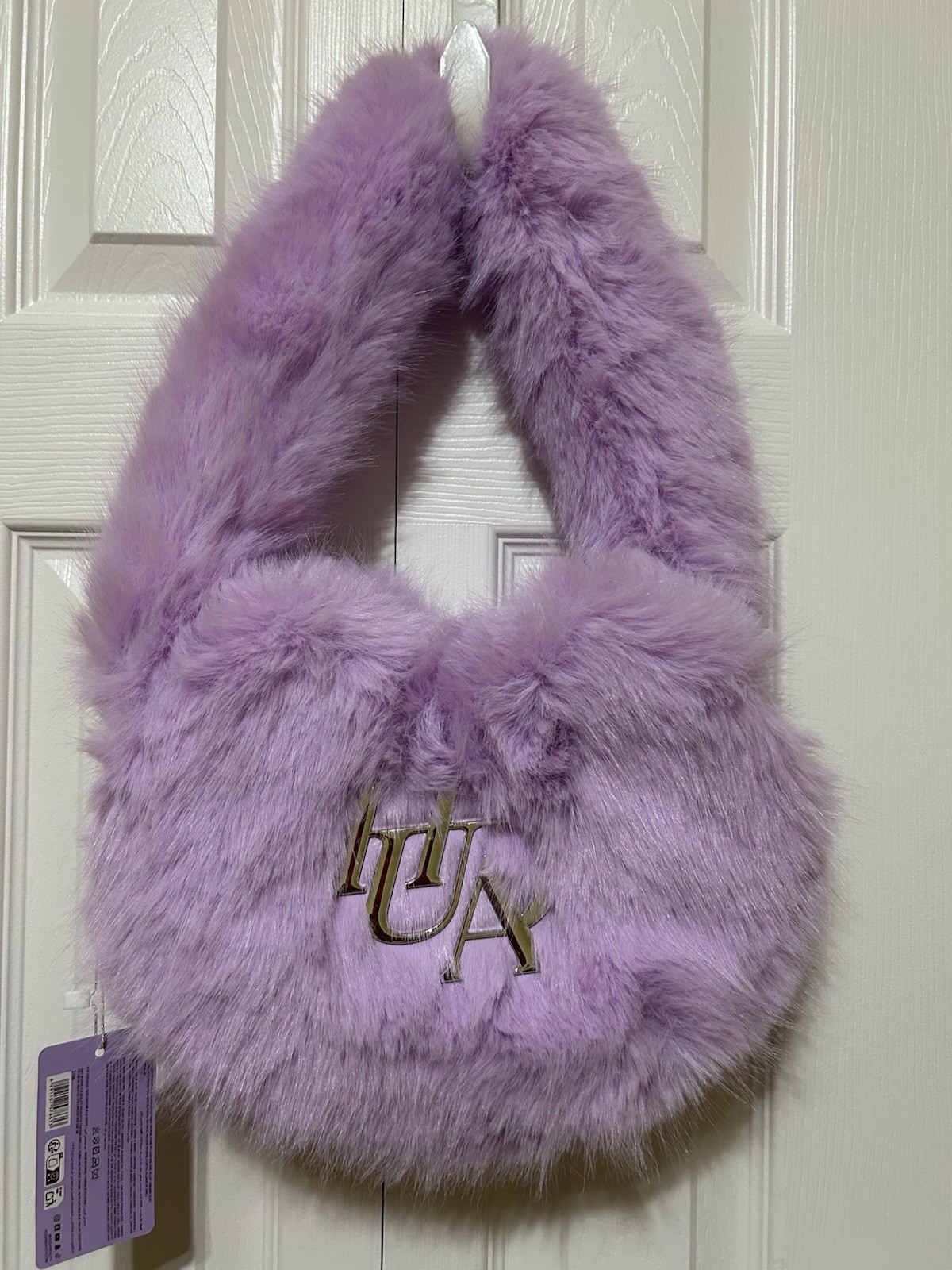 Huda Beauty x Cardi B Limited Edition PR Bag - Lavender Faux Fur